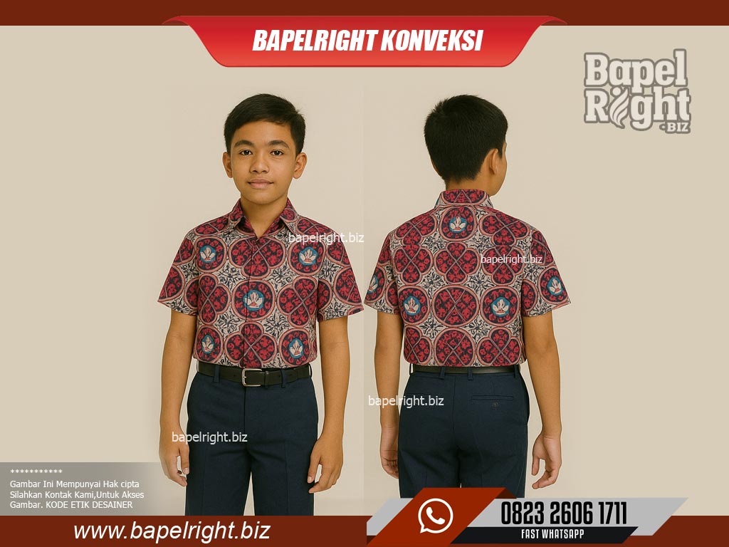 Contoh Baju Batik Sekolah
